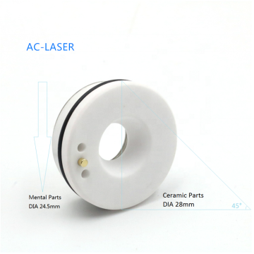 Competitive price ceramic ring cutting laser head consumables ceramic nozzle holder